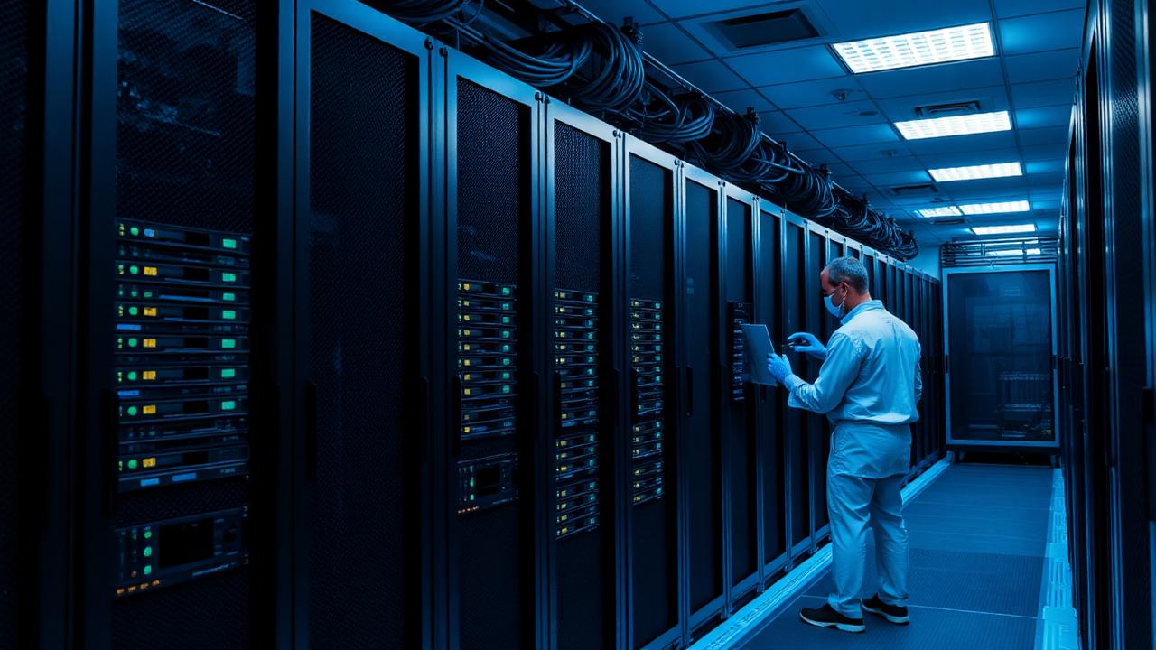 Team performing secure data center decommissioning and server rack removal for a business in Phoenix, Arizona